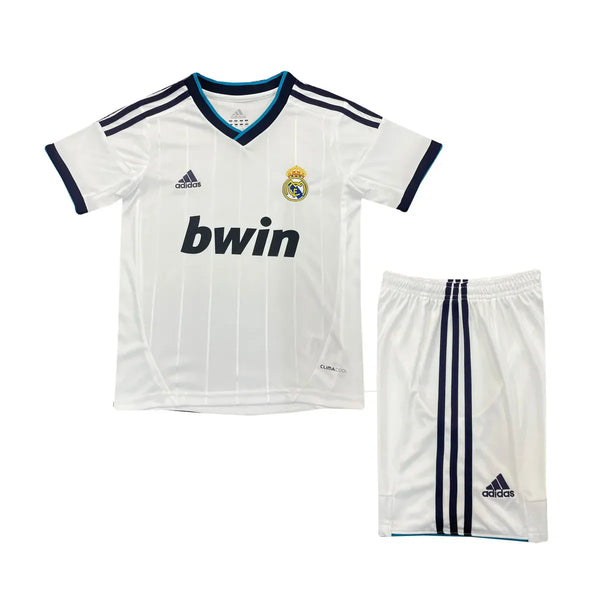 Kids Retro Real Madrid Home Jersey 2012/13
