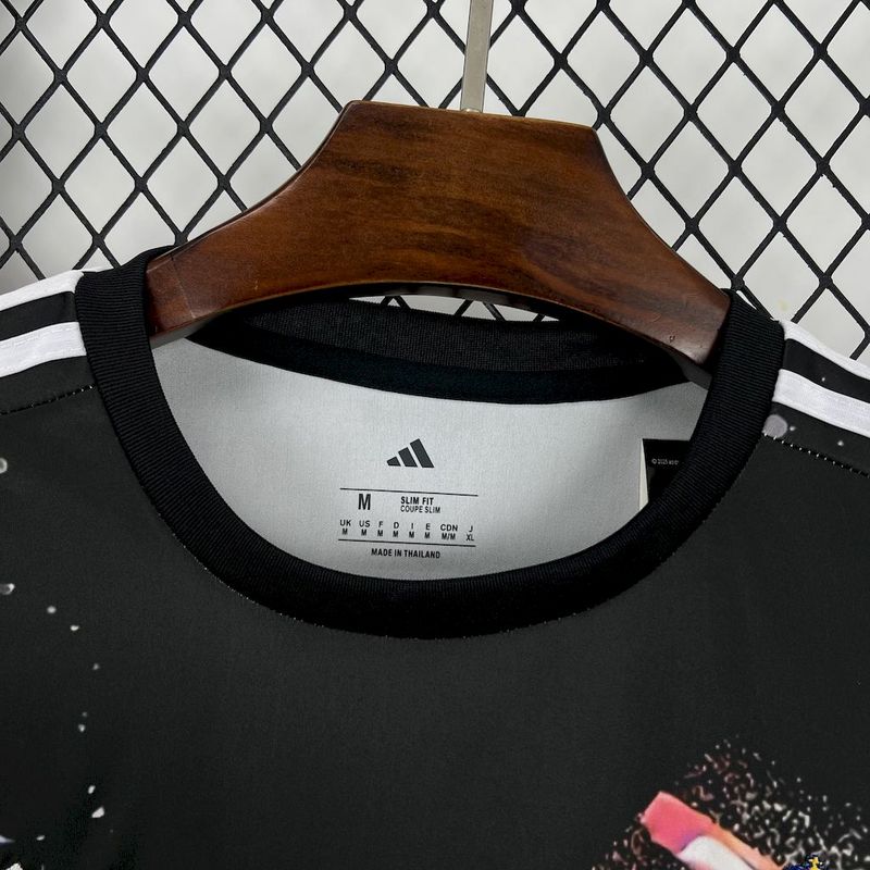 Real Madrid 2025∕26 Louis Vuitton Joint Edition Black colorful version Jersey