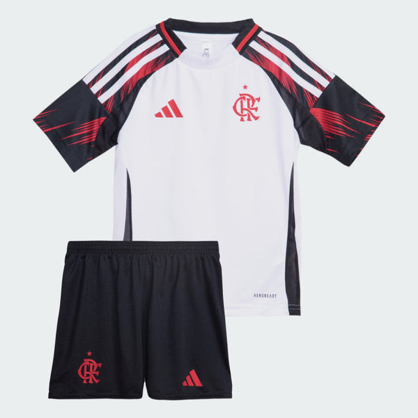 Kids Kit Flamengo Away Jersey 2025/26
