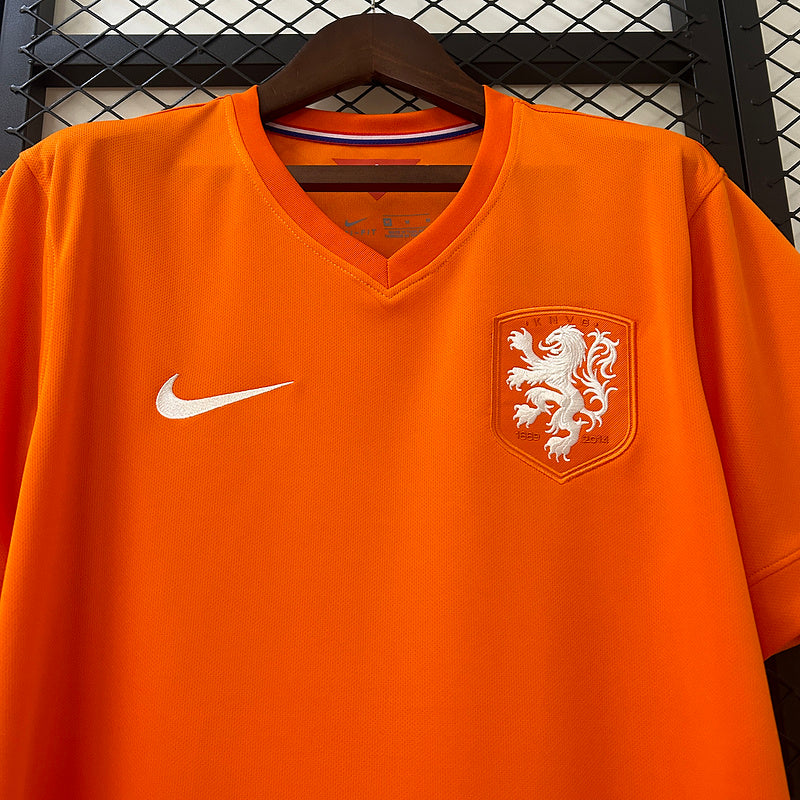 Retro Netherlands 2014 Home S-XXL(6DE1)