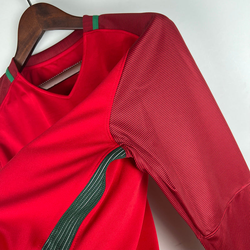 Retro Portugal 2016 long sleeve home S-XXL(7C0E)