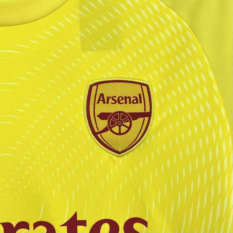 Arsenal 2025∕26 Yellow goalkeeper Jersey