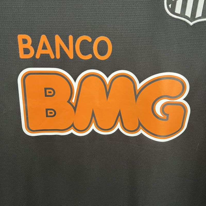 Santos 2011∕12 Black Retro Jersey(AD47)