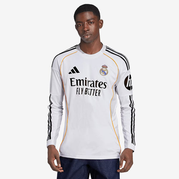 Real Madrid 2025/26 Home Long Sleeve