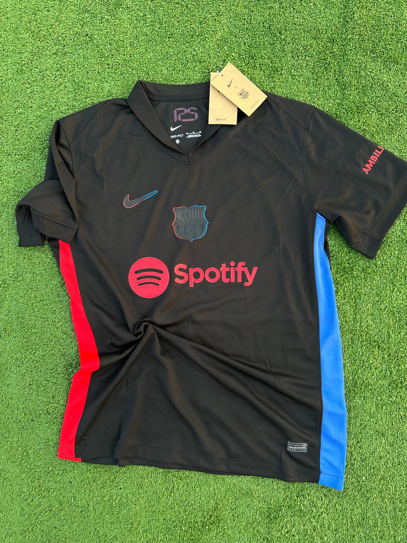 Barcelona Away 24/25 Men's Shirt w/o Fan Number - Black