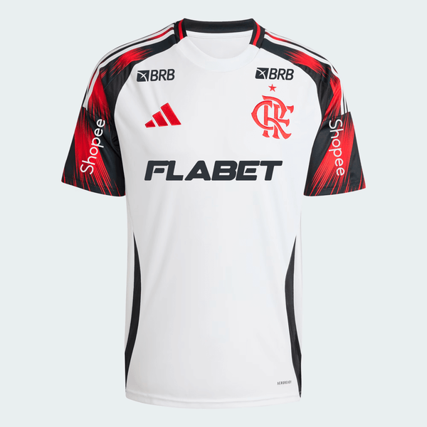 Flamengo 2025/26 Away With Sponsors Fan