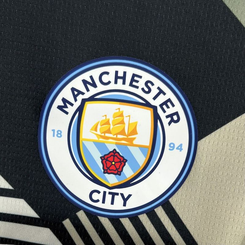 Manchester City 2025∕26 Black and yellow concept version Jersey S-XXL