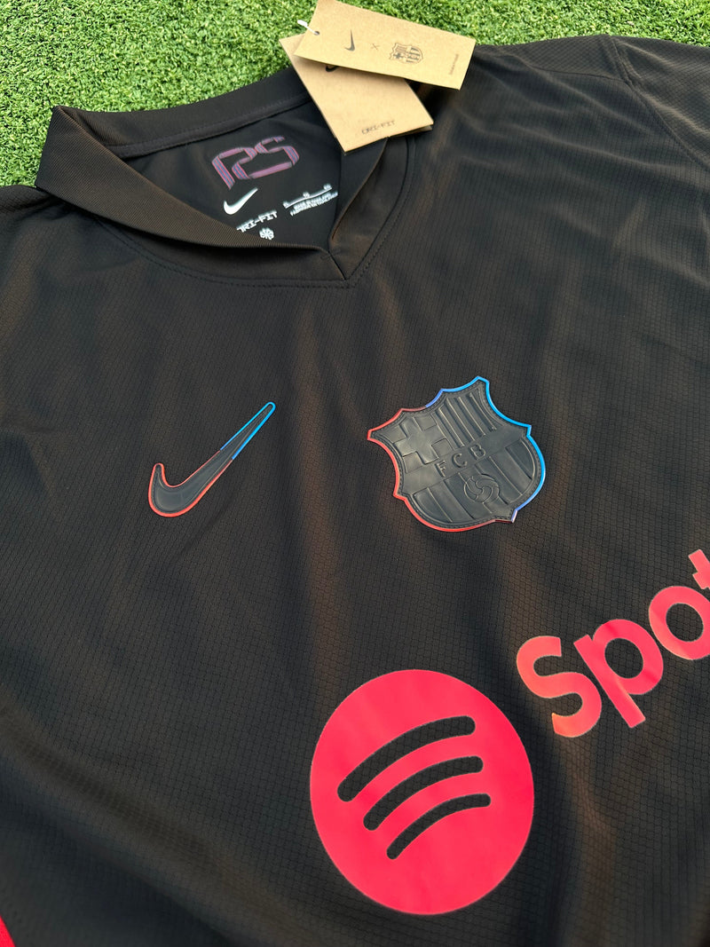 Barcelona Away 24/25 Men's Shirt w/o Fan Number - Black