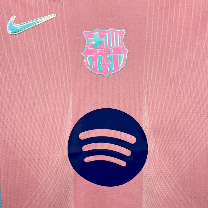 Barcelona 2025∕26 pink special edition Jersey (With Champions League)