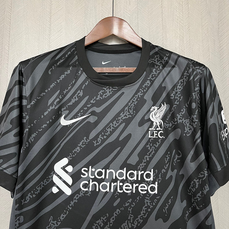 24∕25 Liverpool FC Goalkeeper Black Jersey S-XXL