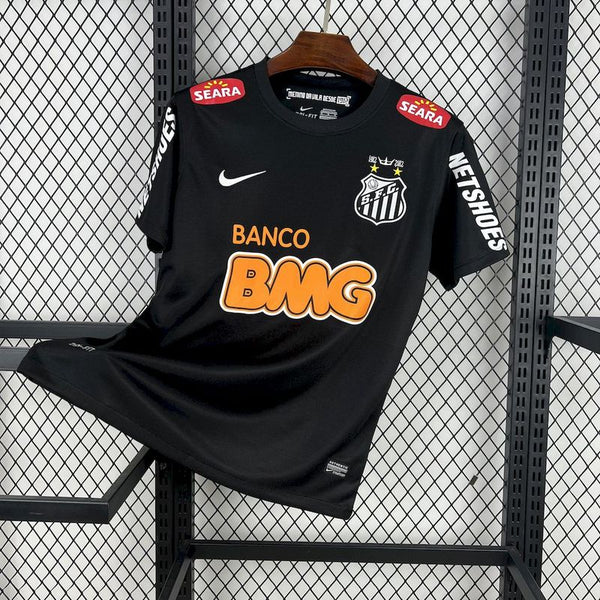 Santos 2011∕12 Black Retro Jersey(AD47)