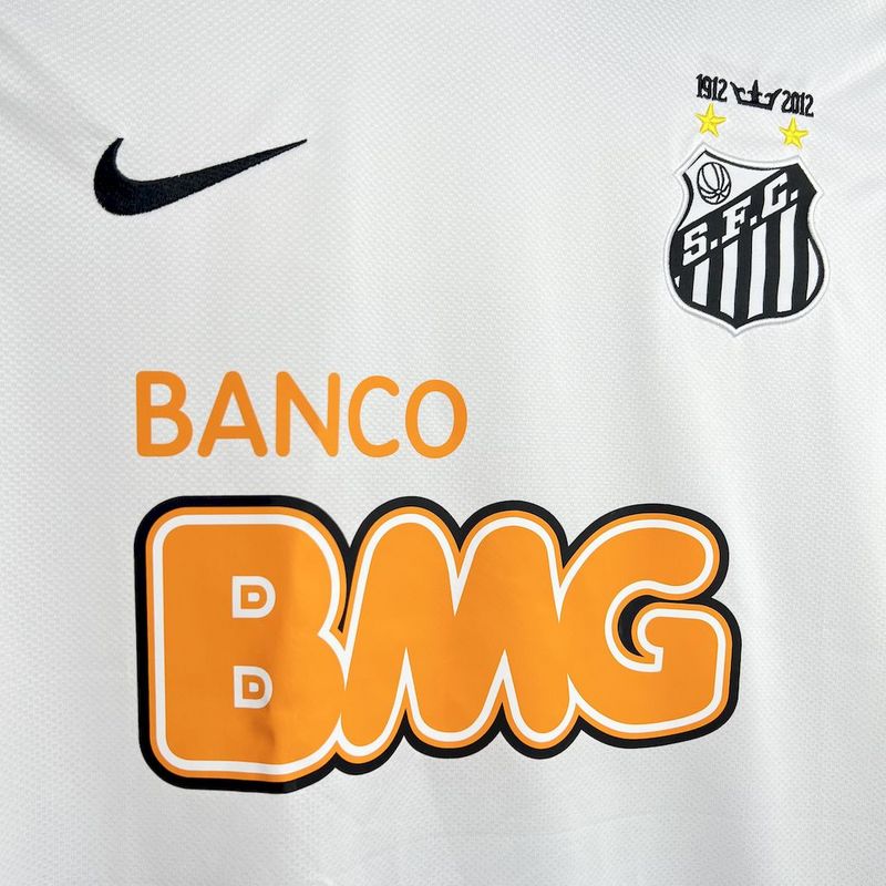 Santos 2011∕12 Home Long Sleeves Retro Jersey(815D)