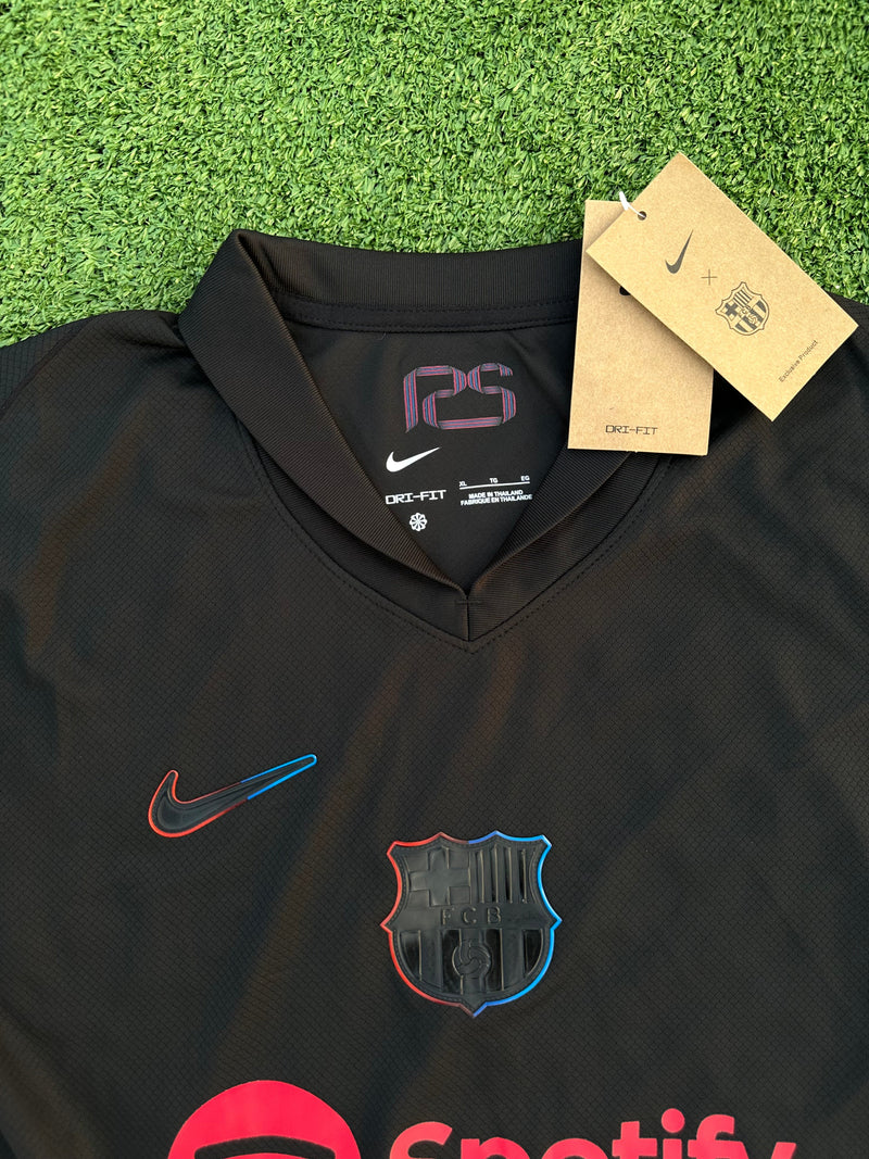 Barcelona Away 24/25 Men's Shirt w/o Fan Number - Black