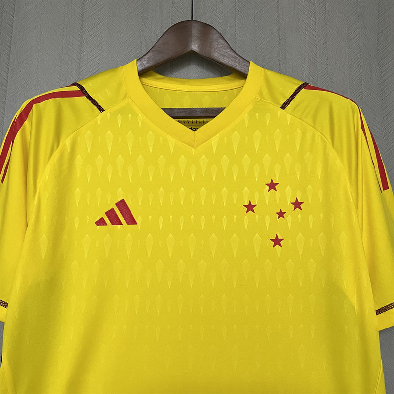 24∕25 Cruzeiro Limited Edition Goalkeeper Yellow Jersey S-4XL(6CD2)