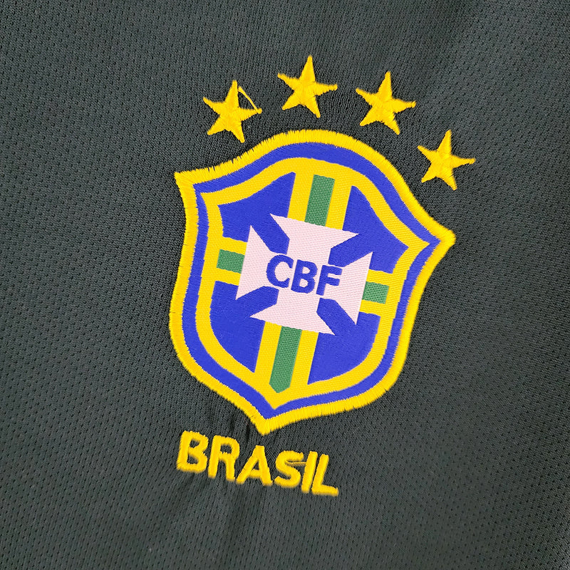 Retro Goalkeeper Brazil 1998 Dark Green S-XXL(6A31)