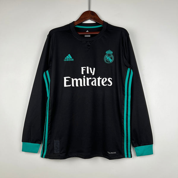 Retro Real Madrid 17∕18 Away Long Sleeve S-XXL(B8A0)