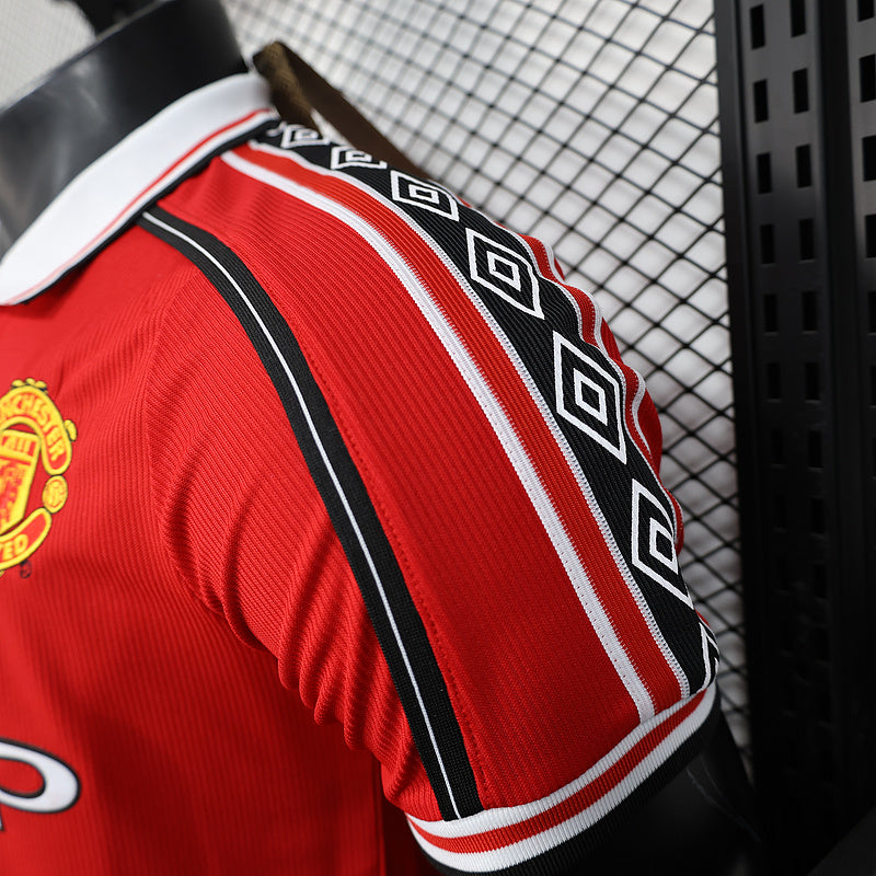 Retro Player M-U 98∕99 Home S-XXL(BFE7)
