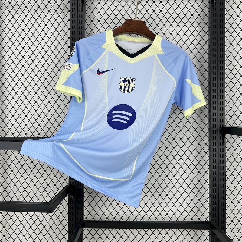 Barcelona 2025∕26 blue special edition Jersey (With Champions League)