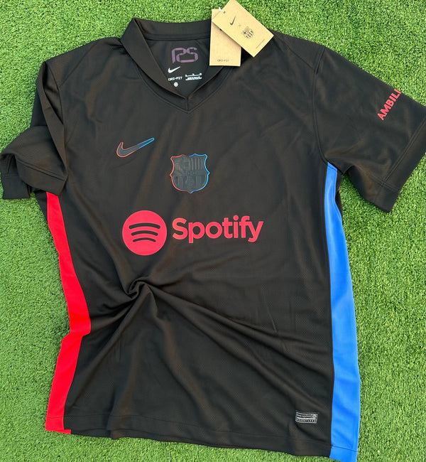 Barcelona Away 24/25 Men's Shirt w/o Fan Number - Black