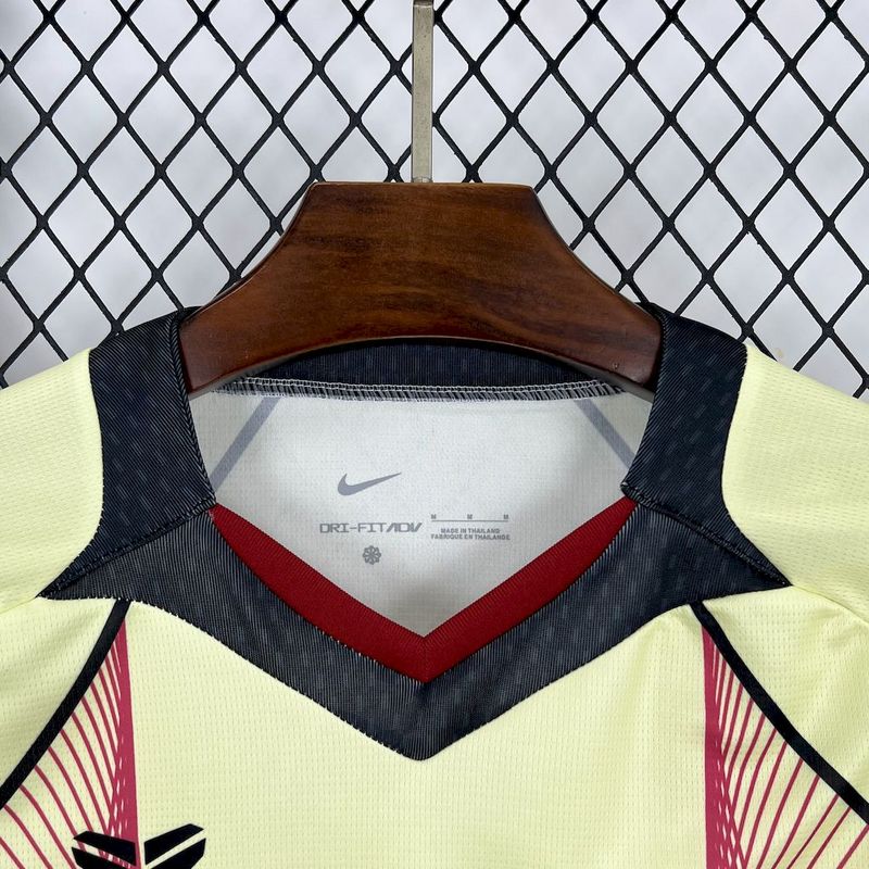 FanBarcelona 2025∕26 yellow pink special edition Jersey (With Champions League)