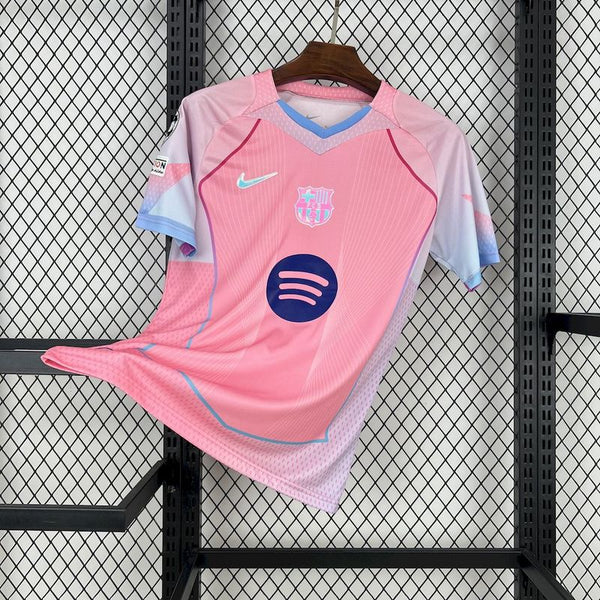 Barcelona 2025∕26 pink special edition Jersey (With Champions League)