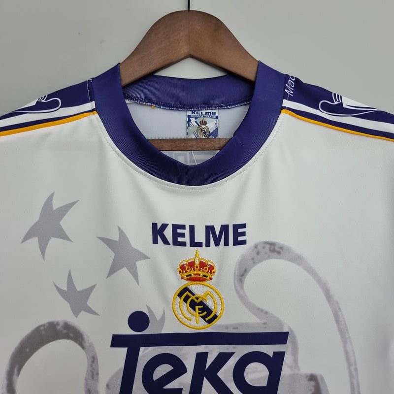 97-98 Real Madrid Champions League 7 Champions Commemorative Edition S-XXL(33D5)