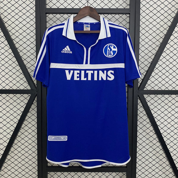 Retro Schalke 04 01∕02 Home S-XXL(5D8E)