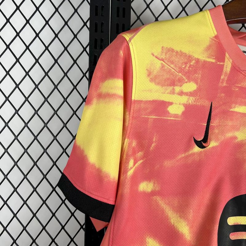 Barcelona 2025∕26 Orange pre-match training Jersey