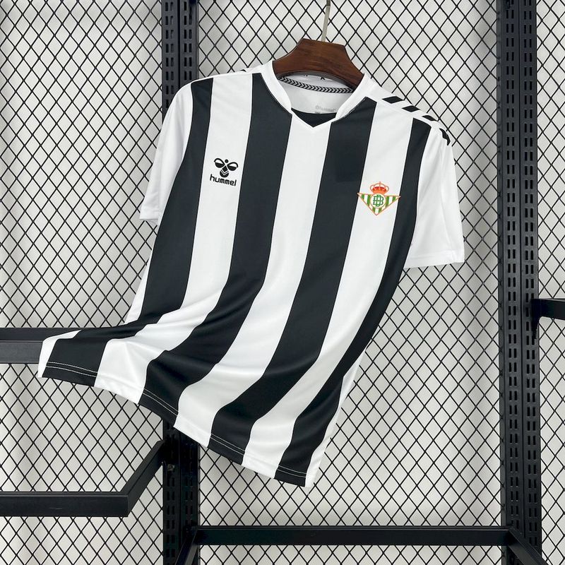 Real Betis 2025∕26 Black and white special edition Jersey