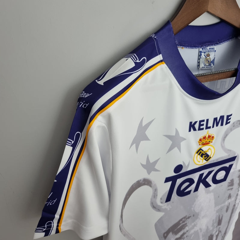 97-98 Real Madrid Champions League 7 Champions Commemorative Edition S-XXL(33D5)