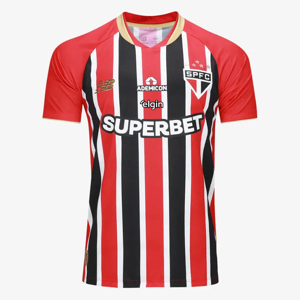 São Paulo 2025/26 Away Player With Sponsors