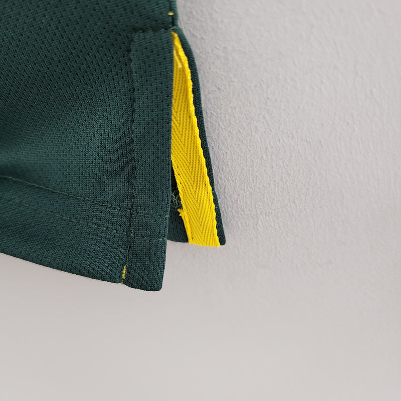 Retro Goalkeeper Brazil 1998 Dark Green S-XXL(6A31)