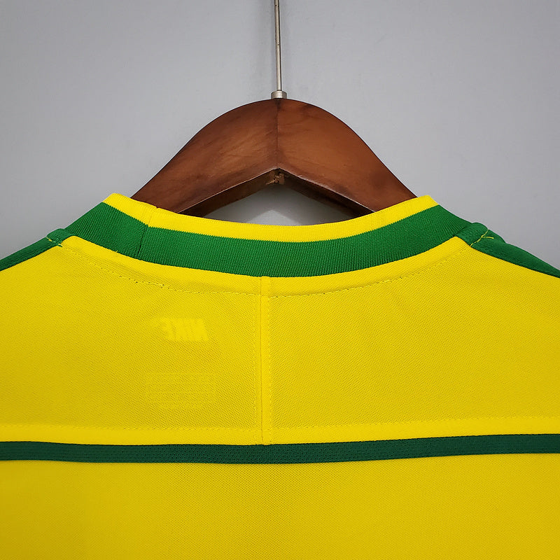 Retro Brazil 1998 home S-XXL(EA65)