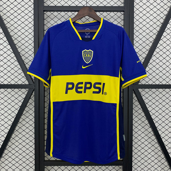 Retro Boca Juniors 02∕03 Home S-XXL(B8E9)