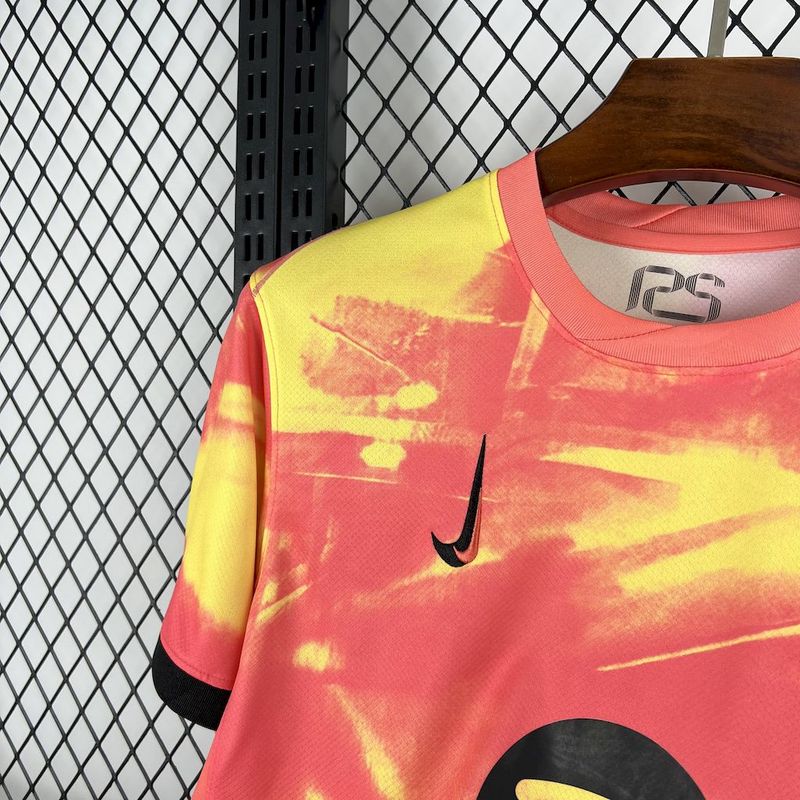 Barcelona 2025∕26 Orange pre-match training Jersey