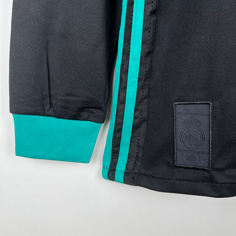 Retro Real Madrid 17∕18 Away Long Sleeve S-XXL(B8A0)