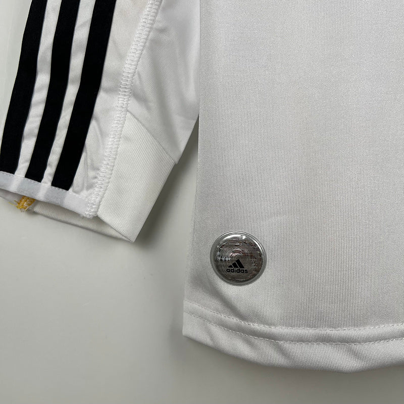 Retro Real Madrid 09∕10 Long Sleeve Home S-XXL(055D)