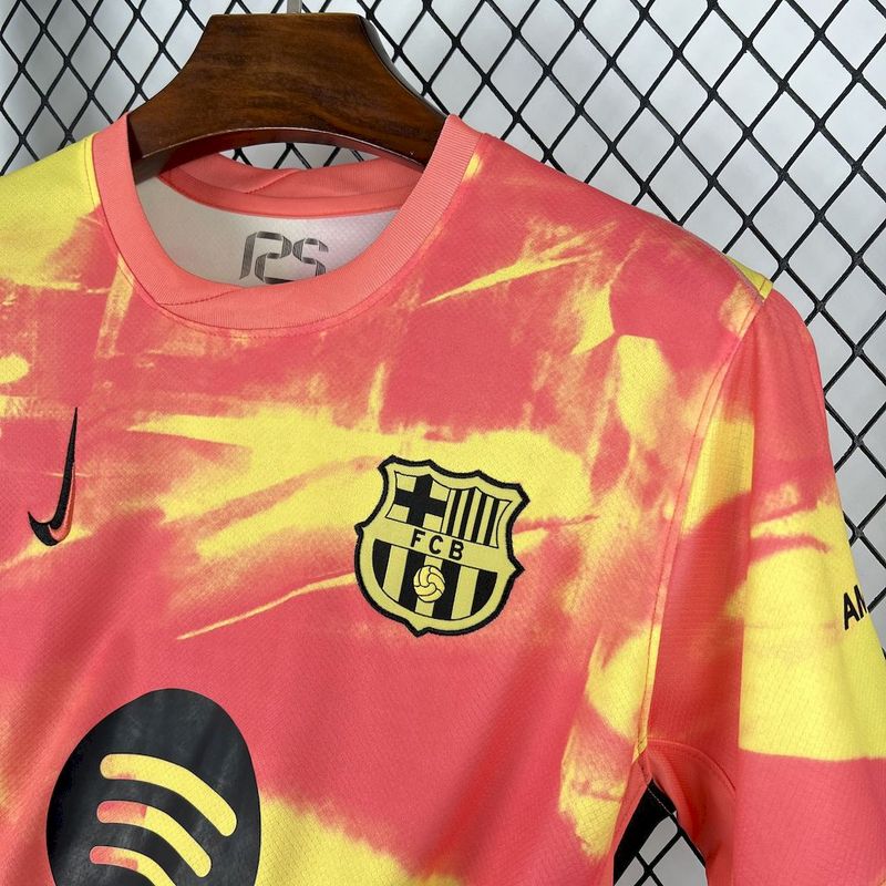 Barcelona 2025∕26 Orange pre-match training Jersey