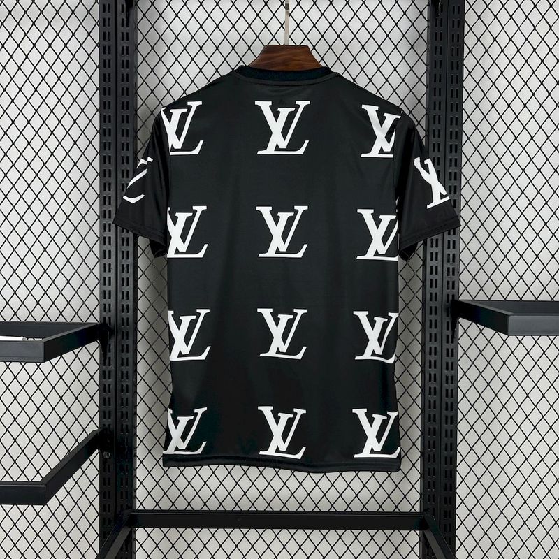 Real Madrid 2025∕26 Louis Vuitton Joint Edition Black Jersey