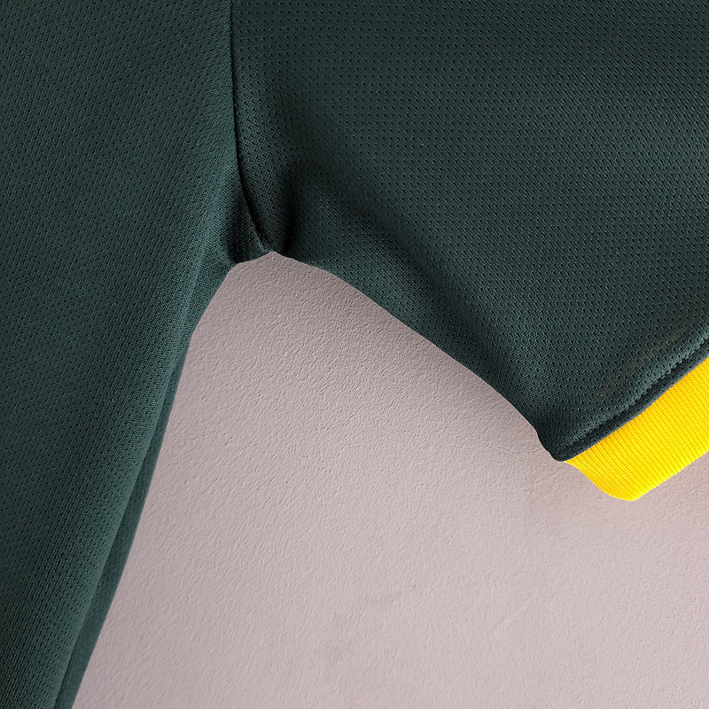 Retro Goalkeeper Brazil 1998 Dark Green S-XXL(6A31)