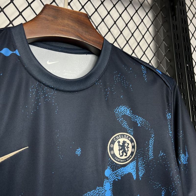24∕25 Chelsea Dark blue Pre-match training Jersey