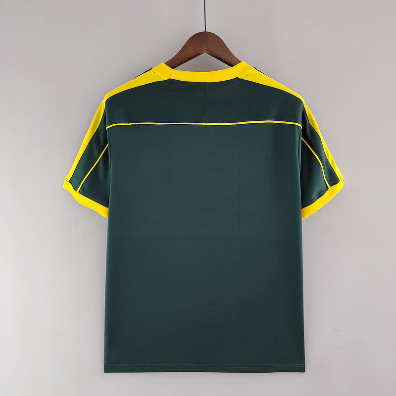 Retro Goalkeeper Brazil 1998 Dark Green S-XXL(6A31)