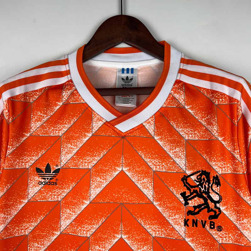 Retro Holland 1988 Home S-XXL(1F49)