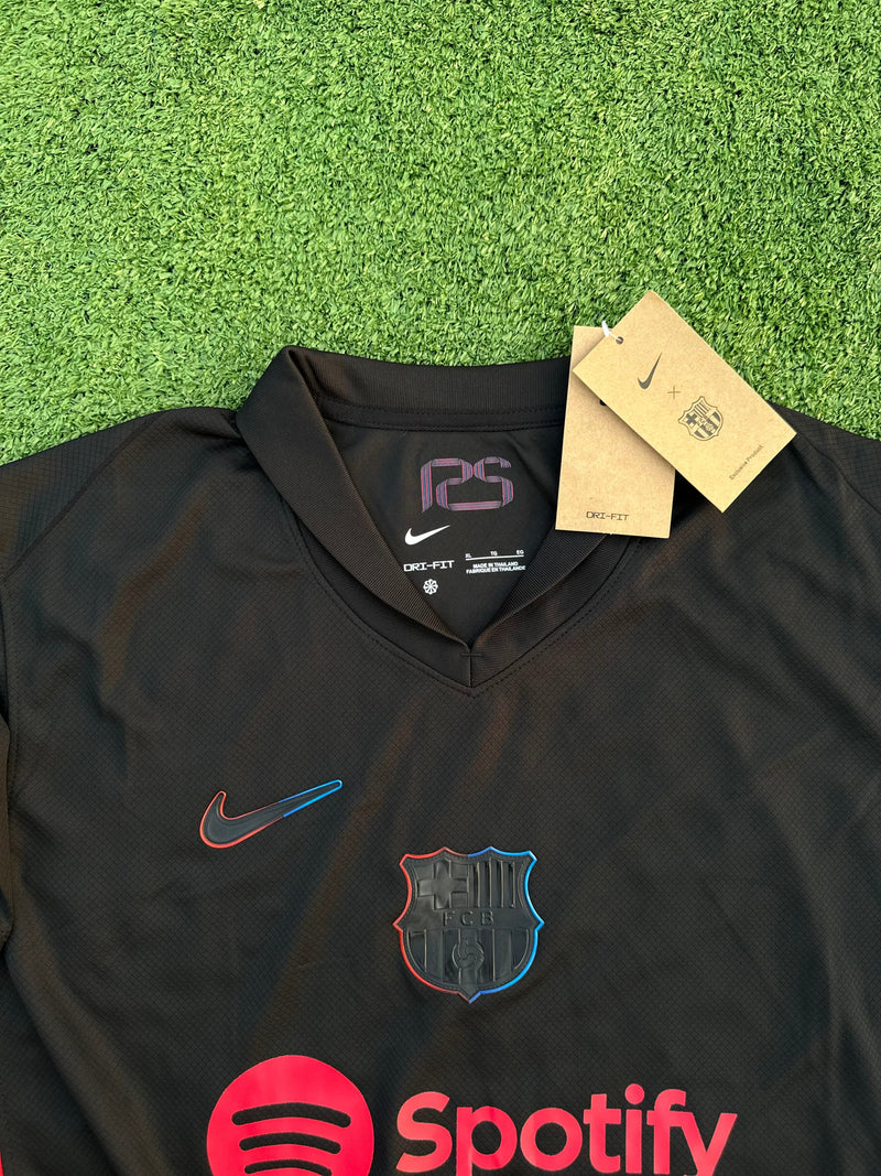 Barcelona Away 24/25 Men's Shirt w/o Fan Number - Black