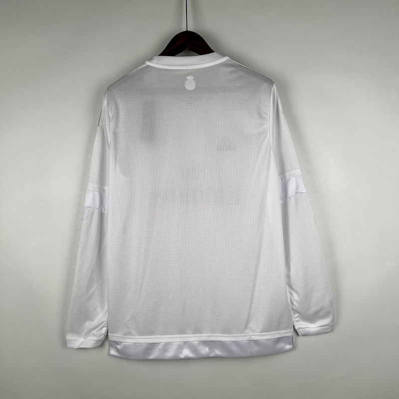 Retro Real Madrid 15∕16 Long Sleeve Home S-XXL(D879)