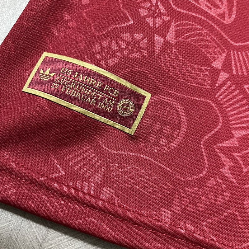 25∕26 FC Bayern 125th Anniversary Red Jersey S-XXXXL(8EBB)