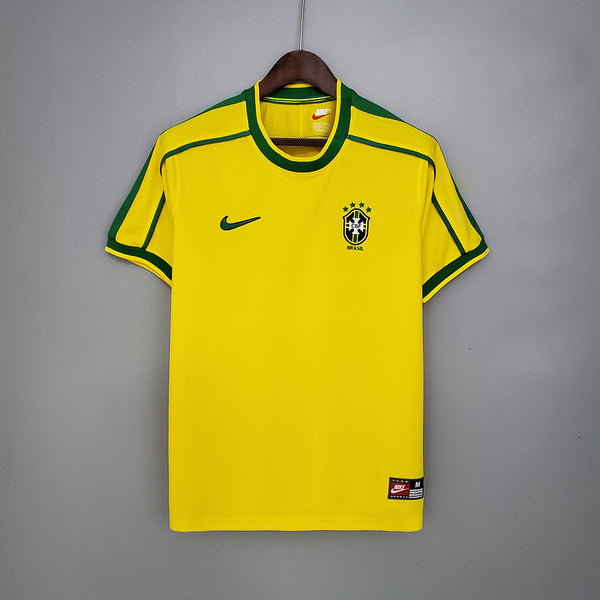 Retro Brazil 1998 home S-XXL(EA65)