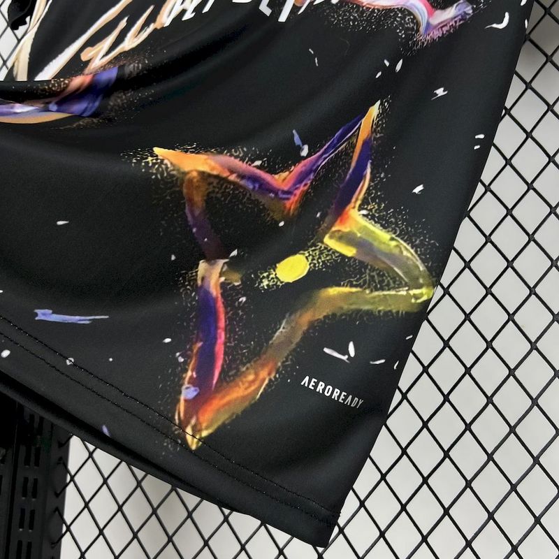 Real Madrid 2025∕26 Louis Vuitton Joint Edition Black colorful version Jersey