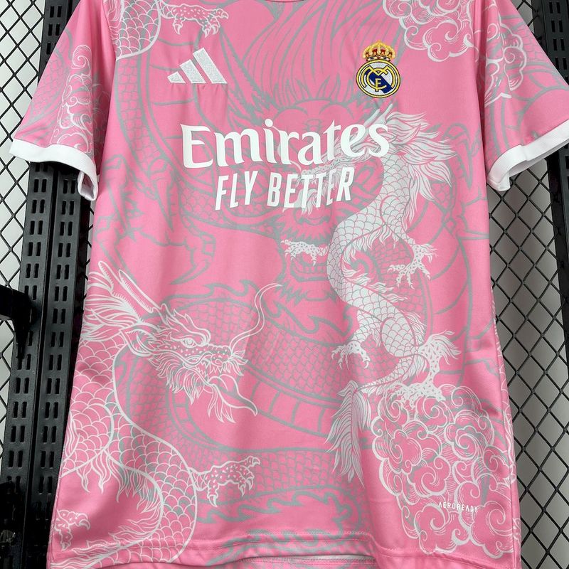 Real Madrid 2025∕26 Pink Dragon Special Edition Jersey