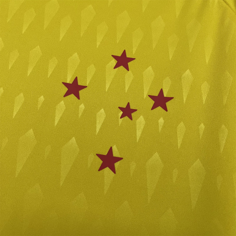 24∕25 Cruzeiro Limited Edition Goalkeeper Yellow Jersey S-4XL(6CD2)